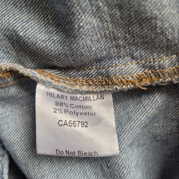 Hillary MacMillan Cha Cha Cha Embroidered Denim Shirt, VGUC, Size XL - Picture 7 of 7